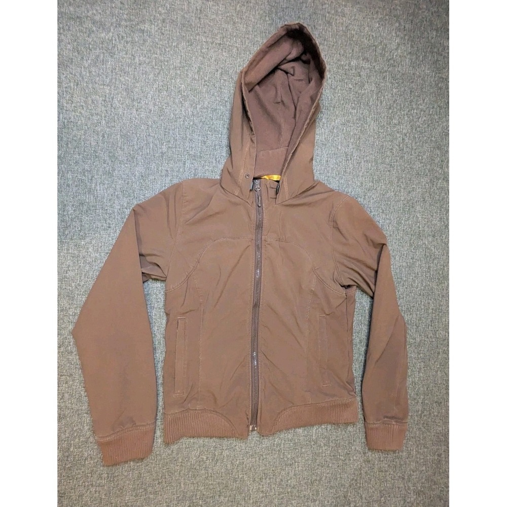 Marmot Womens Brown Softshell Full Zip Jacket Outdoor Medium Fleece Lined Coat